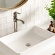 preview thumbnail 13 of 22, Karran Dartford Single Hole Single Handle Vessel Bathroom Faucet with Matching Pop-up Drain