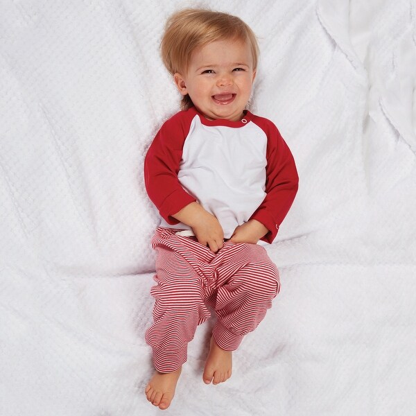 red newborn pants