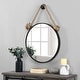 preview thumbnail 1 of 5, FirsTime & Co. Dockline Round Mirror, American Crafted, Oil Rubbed Bronze, Mirror, 22 x 2 x 33.5 in
