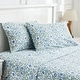 preview thumbnail 3 of 5, Printed Design Cotton Floral Arts & Crafts Sheet Set and Pillowcases