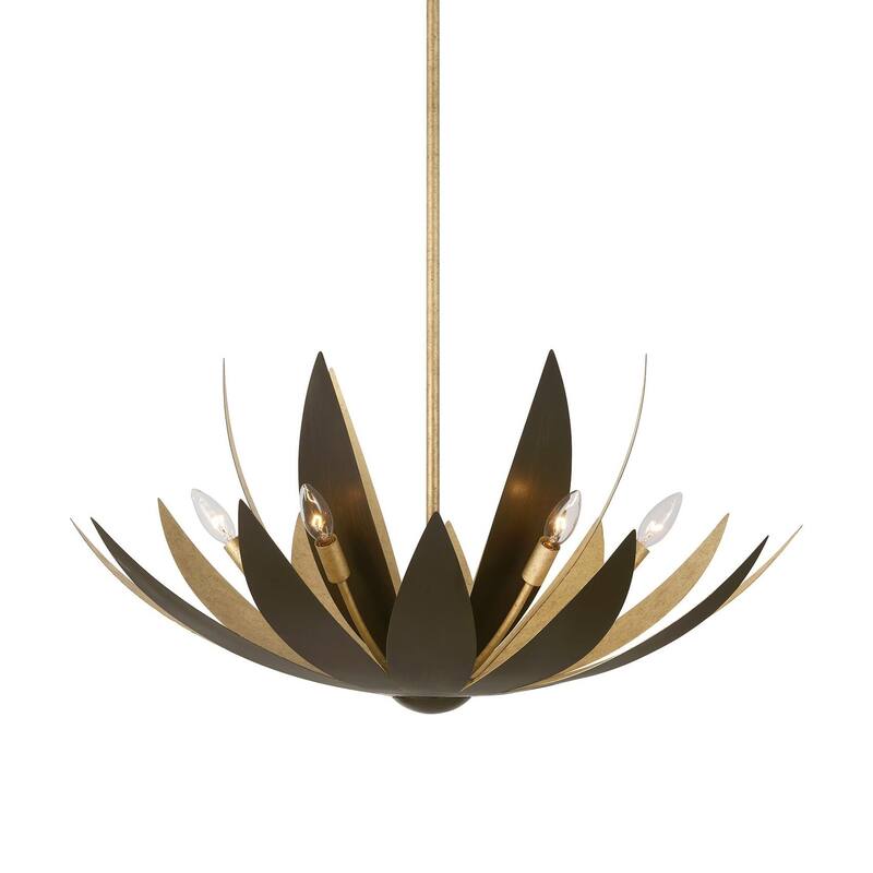 Savoy House 7-4628-6 Loto 6 Light 30" Wide Pendant - Centura / Burnished Gold