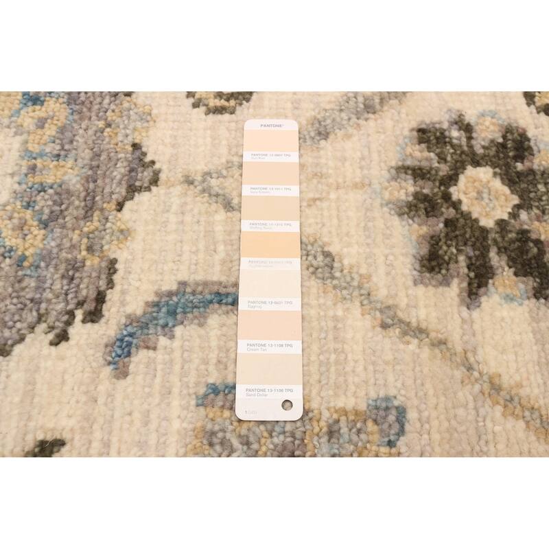 ECARPETGALLERY Hand-knotted Jules Serapi Cream Wool Rug - 7'9 x 9'11