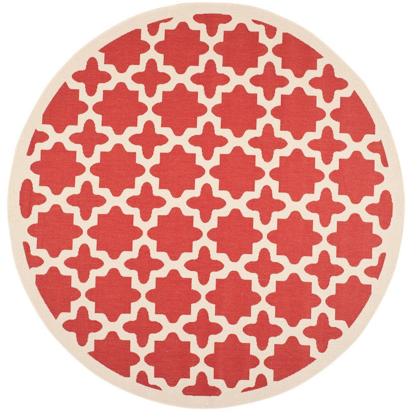 SAFAVIEH Courtyard Dorthey Indoor/ Outdoor Waterproof Patio Backyard Rug