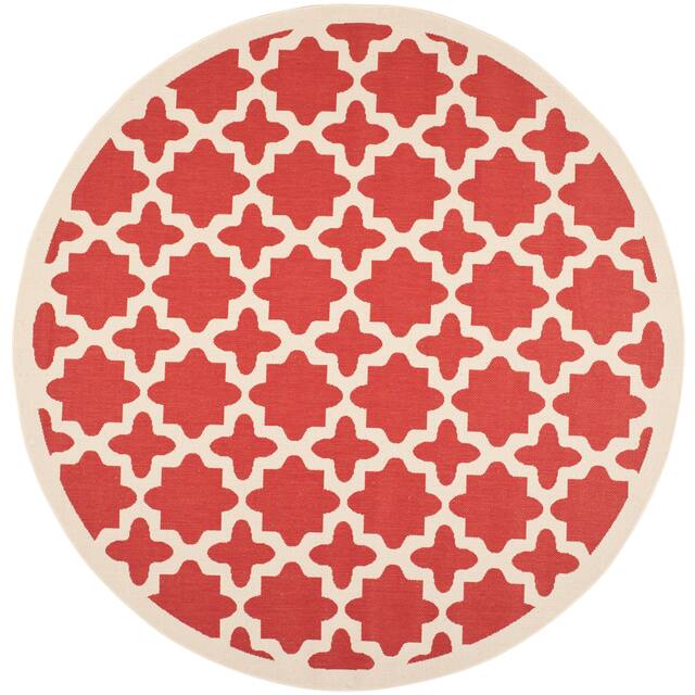 SAFAVIEH Courtyard Dorthey Indoor/ Outdoor Patio Backyard Rug