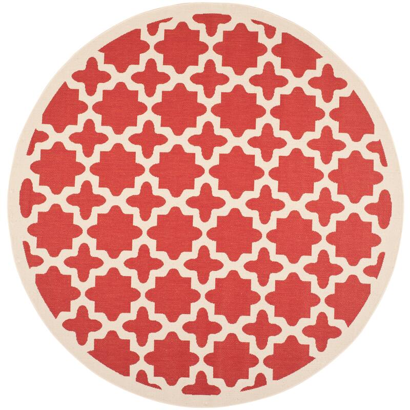 SAFAVIEH Courtyard Dorthey Indoor/ Outdoor Waterproof Patio Backyard Rug