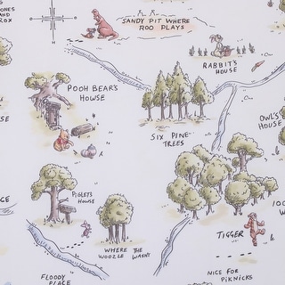 Disney Classic Winnie the Pooh Mini Crib Sheet