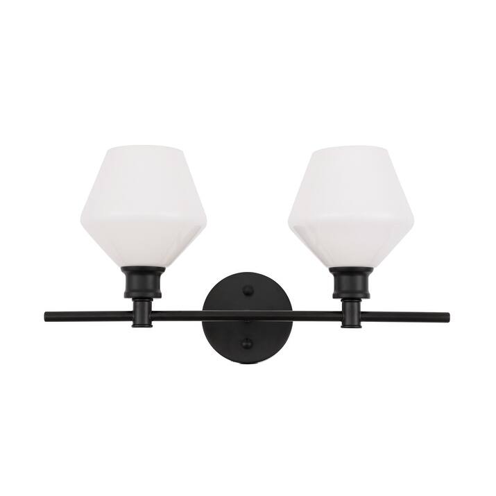 Gerald 2-Light Wall Sconce - 19.1/10.2 - 19.1/10.2