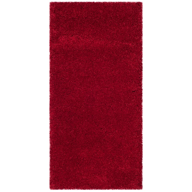 SAFAVIEH Milan Shag Maibritt 2-inch Thick Area Rug - 2' x 4' - Red