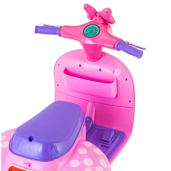 Minnie mouse 6v ride on scooter store