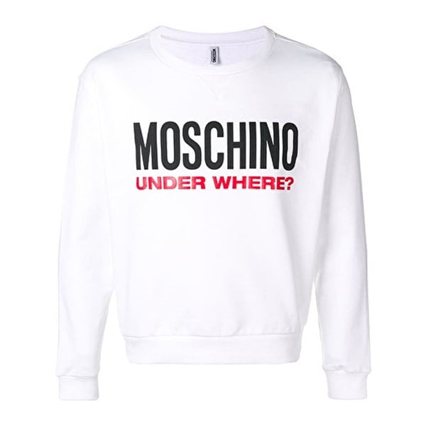 moschino underwear sweatshirt