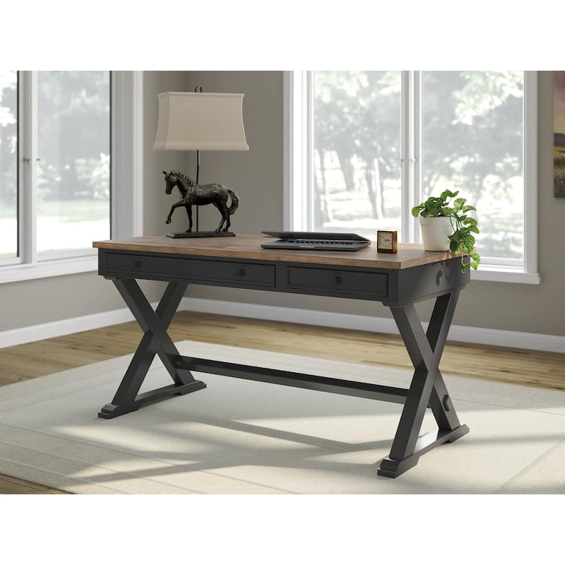 Signature Design by Ashley Wildenauer Brown/Black 60" Home Office Desk