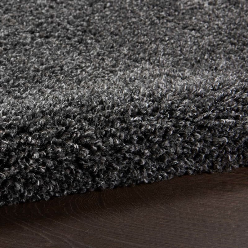Nourison Shangri-La Solid Modern Plush Shag Area Rug