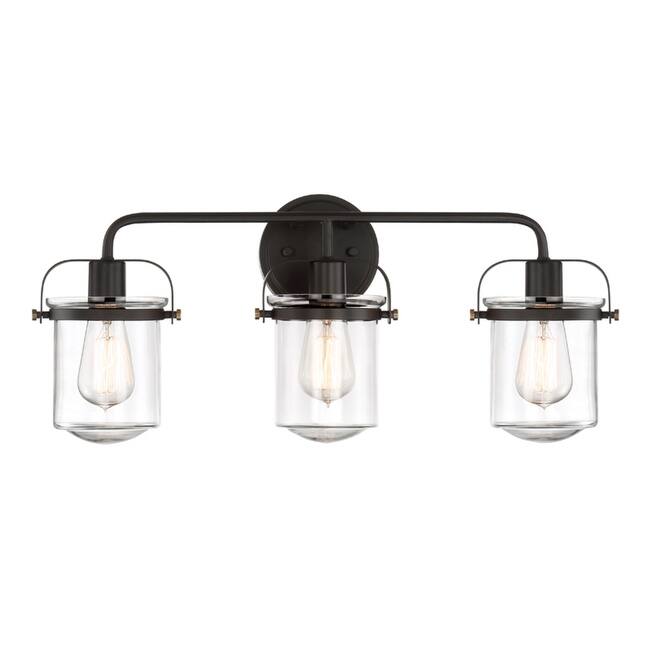 Designers Fountain Jaxon 3 Light 24" Wide Bathroom Vanity Light with