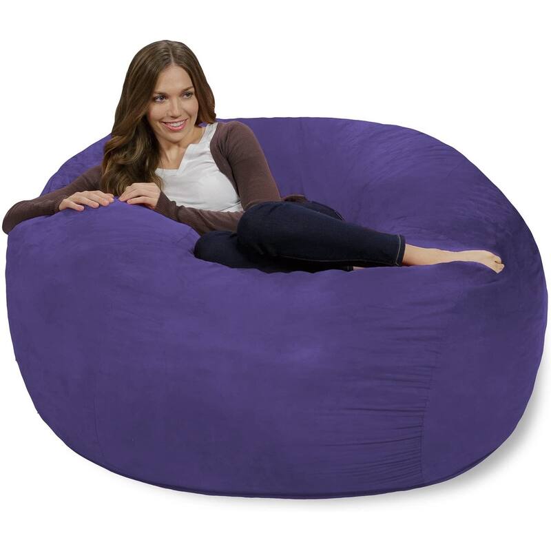 Bean Bag Chair 4-foot Memory Foam Removable Cover Bean Bags