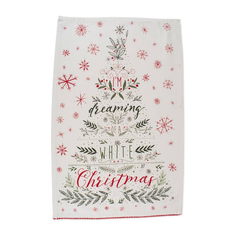 DII Assorted Christmas Printed Dishtowel