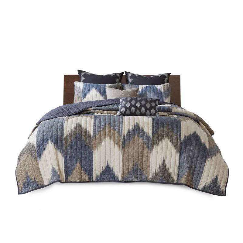 GDF Studio - Printed Cotton Quilt Comforter Set