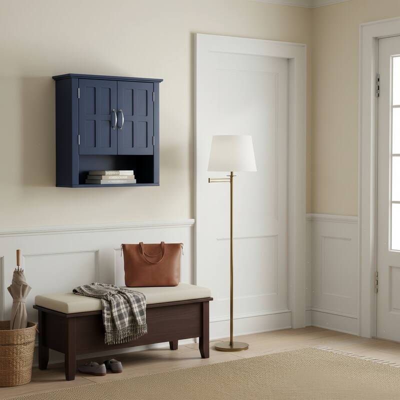 Bathroom Wall Storage Cabinet, Multi -functional Wall Mounted Cabinet with Adjustable Shelves, Medicine Cabinet