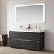 preview thumbnail 58 of 84, Huesca Bath Vanity with Composite Integral Sink Top and Mirror