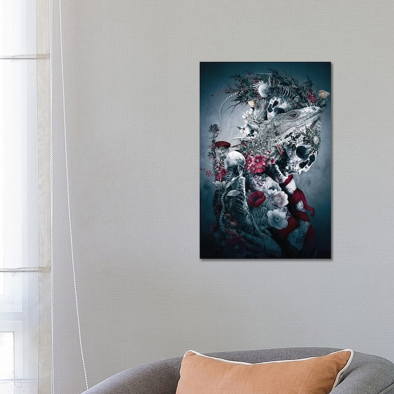 iCanvas "Lizard Dark" by Riza Peker Canvas Print - 26x18x1.5