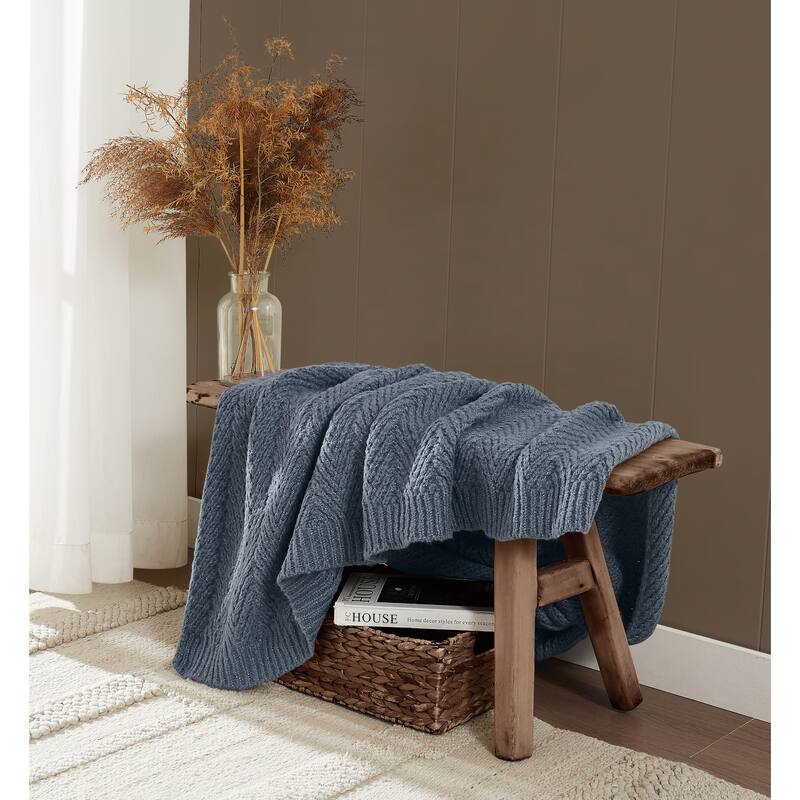 Frye Chevron Textured 50x70 Throw