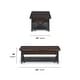 preview thumbnail 5 of 5, Carpenter Brown Rectangular Lift-Top Coffee Table with Casters by Flexsteel - 50" x 18" x 26"