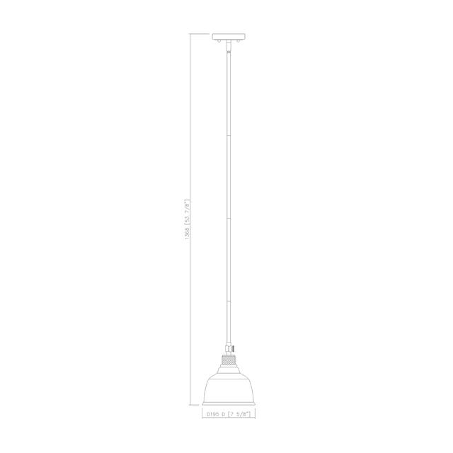 1 Light Pendant in Satin Gold with Clear Seedy Glass - Satin Gold - W:7.68*H:53.86