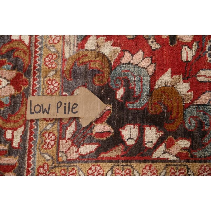 Lilian Persian Vintage Rug Handmade Wool Carpet - 7'3"x 10'3"