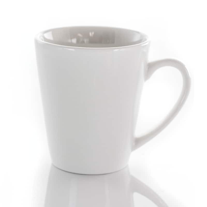 Edmund Dinnerware Porcelain 16 Piece Set in White