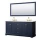 Option Dark Blue / White Quartz Top / Brushed Gold