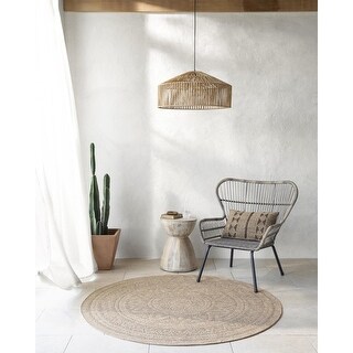 Encore Farmhouse Medallion Indoor/Outdoor Area Rug