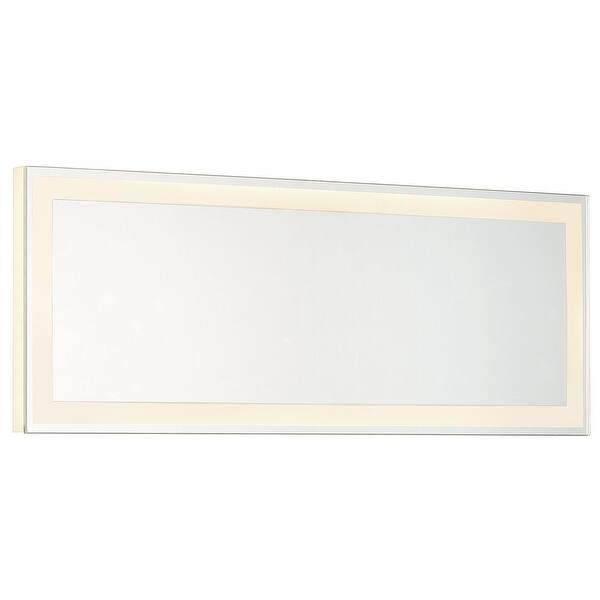 slide 2 of 4, Minka Lavery 6110-0 18" W x 6-3/4" H Contemporary Rectangular Metal