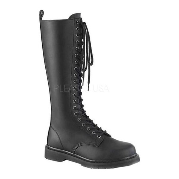 vegan leather black boots