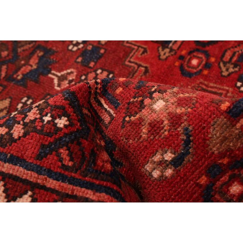 ECARPETGALLERY Hand-knotted Andelz Red Wool Rug - 3'9 x 7'1