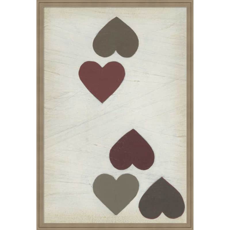 Amanti Art Framed Fabric Pinboard Fun and Games IV by June Erica Vess Printed Bulletin Board - Board Size 24 x 36