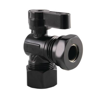 5/8-Inch OD Comp X 1/2-Inch or 7/16-Inch Slip Joint Angle Stop Valve