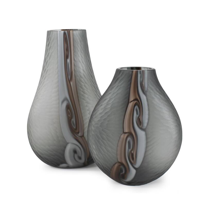 Smooth Vibe Glass Vase- Short