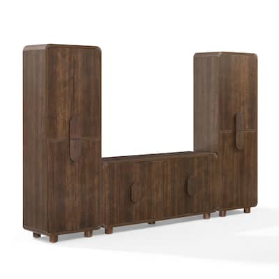 Crosley Millie 3-Piece Sideboard And Pantry Set
