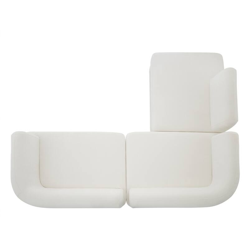 Christopher Knight Home - Modern L-Shaped Sectional Sofa Set & Chaise Lounge, High-Density Compressed Sponge, Fully Assembled