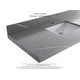 preview thumbnail 58 of 128, Willow Collections 36 in x 22 Aberdeen Freestanding Left Offset Sink Bathroom Vanity with Quartz or Marble Countertop