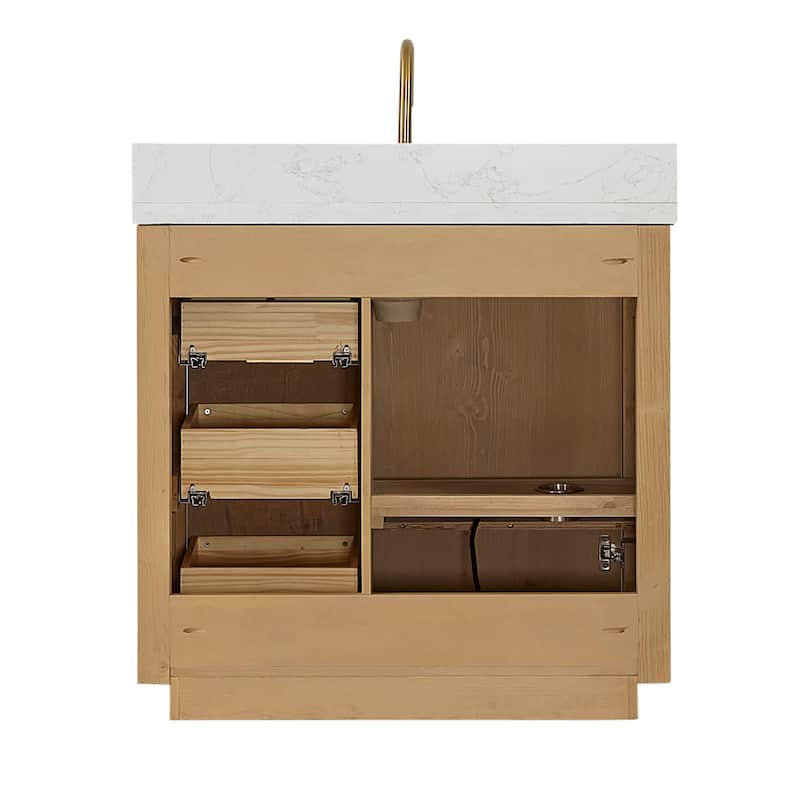 Miseno MV-NM-CADI36-LWT Cadiz 36" Free Standing Single Basin Vanity