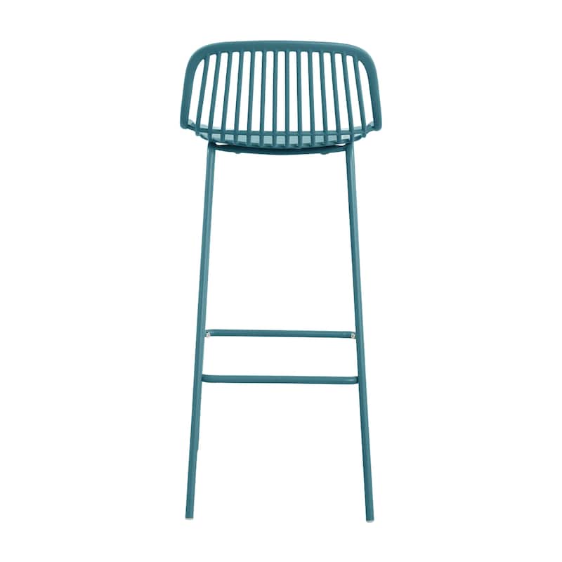 Christopher Knight Home - Benson Modern Outdoor Barstool with Weather-Resistant Design - Set of 2