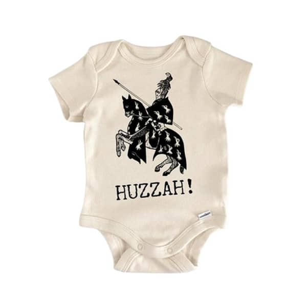 slide 2 of 6, Renaissance Ren Faire Medieval - Baby Boy Girl Clothes Infant Bodysuit Funny Cute Blue - 0-3M