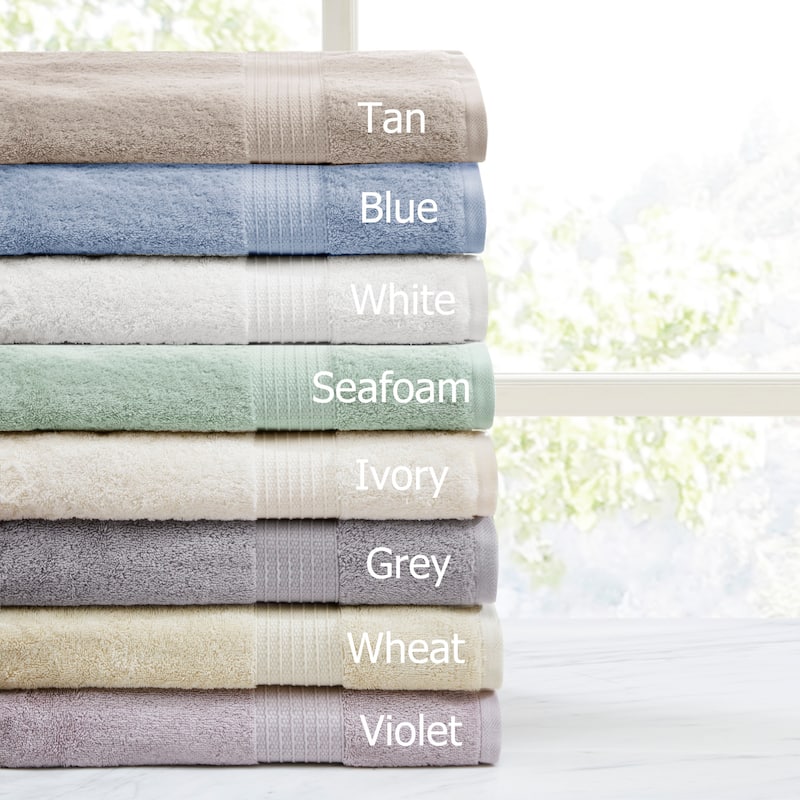 Madison Park Organic 6 Piece Cotton Towel Set