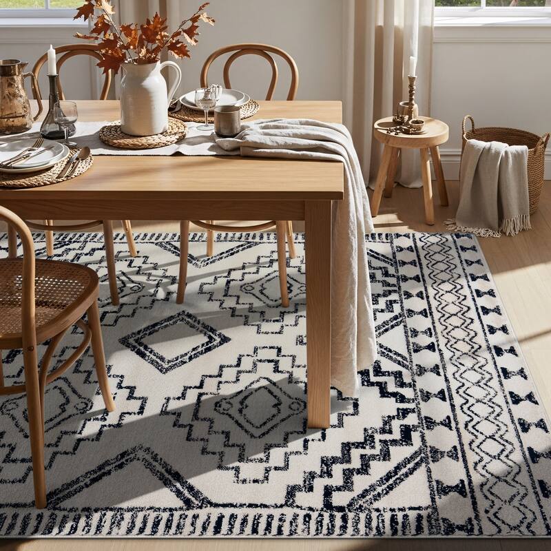 World Rug Gallery Transitional Bohemian Area Rug