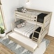 preview thumbnail 9 of 20, Scandinavian Twin Over Full Bunk Bed With Twin-Size Trundle