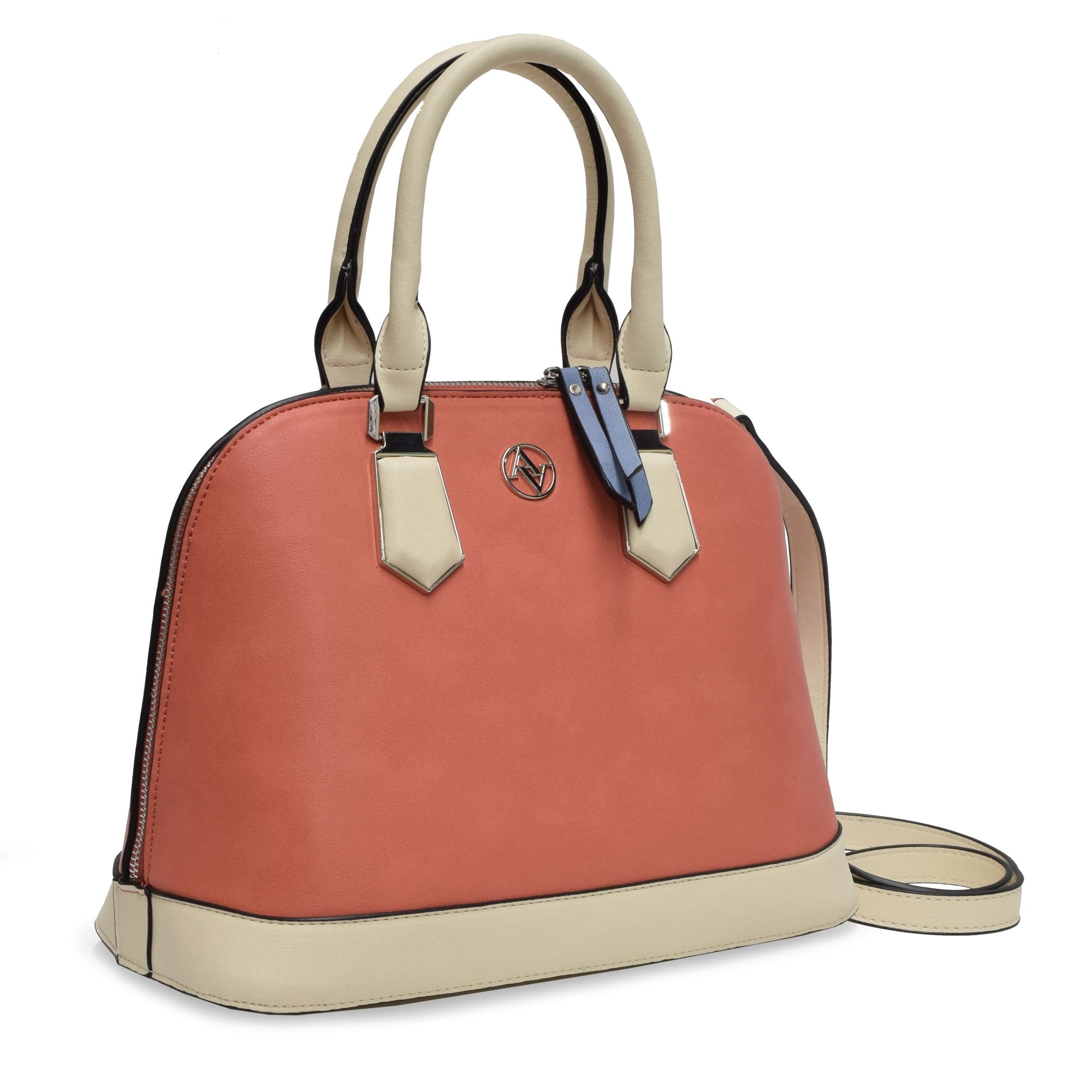 Adrienne vittadini dome satchel clearance