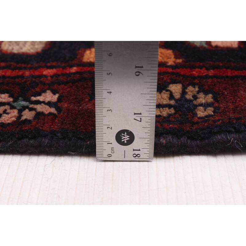 ECARPETGALLERY Hand-knotted Andelz Red Wool Rug - 3'7 x 10'7