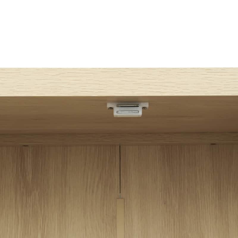 72.33"H Cabinet Storage with 1 Drawer,4 Door and 4 Adjustable Inner Shelves