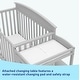 preview thumbnail 37 of 41, Graco Benton 4-in-1 Convertible Crib and Changer – GREENGUARD Gold Certified, Crib and Changing Table Combo