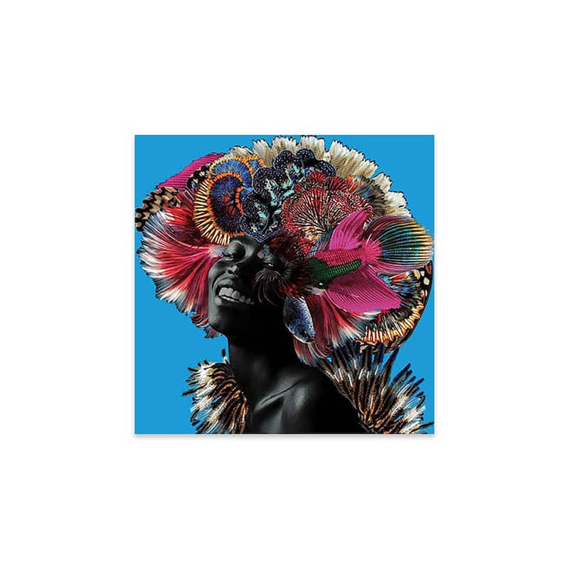 Joy Print On Acrylic Glass by Lolita Lorenzo - 24x24x0.25